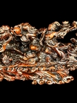 Chinese Boxwood Carved Figural Group 