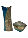 Lois Gress Neal (2) Piece Art Pottery Form