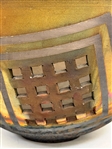 Barry Bernstein Raku Pottery Bowl