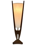 Arthur Jacobs For Modeline Mid Century Modern Sculpted Cone Lamp With Original Shade