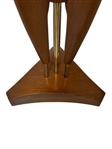 Arthur Jacobs For Modeline Mid Century Modern Sculpted Cone Lamp With Original Shade