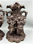Pair of Utzschneider & Cie Terracotta Figural Vases