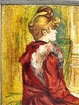 Henri de Toulouse-Lautrec Enamel Copy Plaque