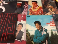 Group of Elvis Presley Record Albums