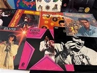 Group of Elvis Presley Record Albums