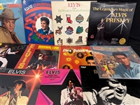 Group of Elvis Presley Record Albums