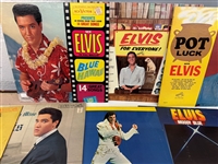 Group of Elvis Presley Record Albums