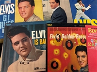 Group of Elvis Presley Record Albums