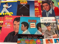 Group of Elvis Presley Record Albums
