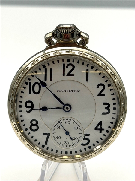 1925 Hamilton 14k Gold Filled Pocket Watch