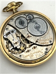 1922 Elgin 14k Gold Filled Pocket Watch Father Time