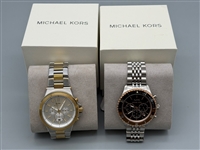 (2) Michael Kors Wrist Watches In Original Boxes