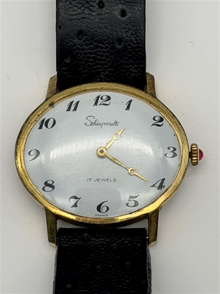 Schiaparelli World Wide Watch France 17 Jewel Wrist Watch