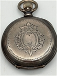 (2) Coin Silver Pocket Watches Hampden, and Elgin