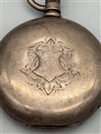 (2) Coin Silver Pocket Watches Hampden, and Elgin