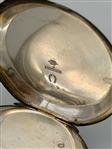(2) Coin Silver Pocket Watches Hampden, and Elgin