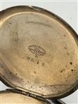 (2) Coin Silver Pocket Watches Hampden, and Elgin