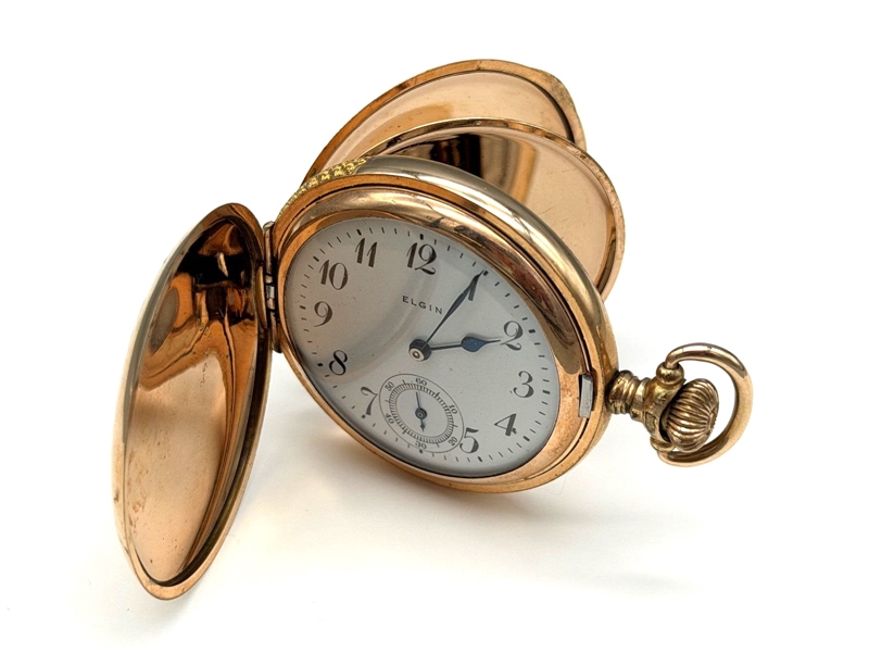 1917 Elgin 15 Jewel Gold Filled Pocket Watch