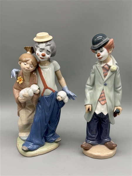 (2) Lladro Figurines: Pal Forever, Circus Sam