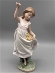 (2) Lladro Figurines: Dreams of Summer Past 6401, Garden Dance 6580