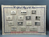 Franklin Mint Large The Official Flags of The States Sterling Silver Ingots
