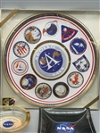 Group of NASA Collectibles: Ashtrays, Apollo Plate OB