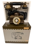 1960s French Style Rotary Telephone in Original Box