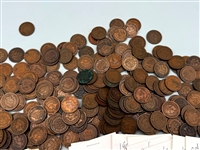 Group of (287) Indian Head Pennies