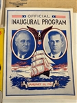 (3) FDR and Harry Truman Inauguration Programs & 1936 The Trumpeter Magazine