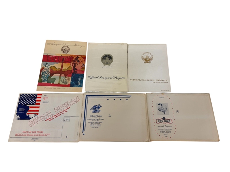 Group of Presidential Inauguration Programs: Kennedy, Nixon, Johnson, Carter