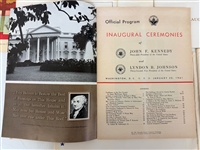 Group of Presidential Inauguration Programs: Kennedy, Nixon, Johnson, Carter