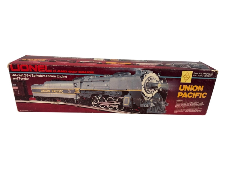 Lionel Train Union Pacific 2-8-4 Berkshire Steam Engine and Tender Original Box