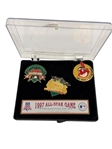 1997 Cleveland Indians All Star Game 3 Pin Set