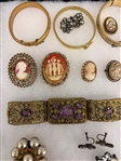 Group of Vintage Gold, Sterling and Costume Jewelry