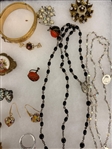 Group of Vintage Gold, Sterling and Costume Jewelry