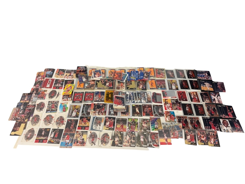 Over 230 Michael Jordan Basketball Base and Insert Cards