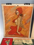 Pin Up Memorabilia, Calendar Pages, Matchbooks: Esquire, Vargas, Petty