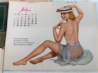 Pin Up Memorabilia, Calendar Pages, Matchbooks: Esquire, Vargas, Petty
