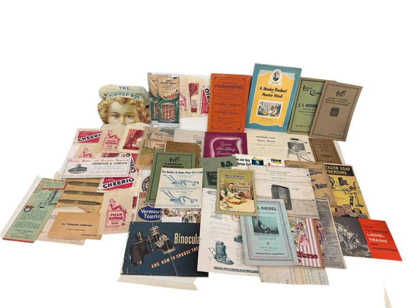 Turn of the Century Manufacturers Advertising Ephemera