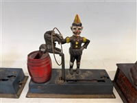 (4) Mechanical Cast Iron Banks
