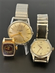 (3) Watches: Darwil Special Flat Lux 62, Tissot Aquasport, Gold Plated Chaika Seagull 17 Jewel