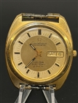 14k Gold Filled Omega Constellation Chronometer Electric Wrist Watch