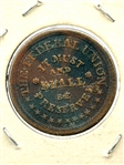 1860-1870 Civil War Token Army Navy