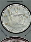1982 World's Fair TN. .999 1 Ounce Round, 2002-S Silver Proof TN State Quarter