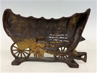 1930 Cast Iron Door Stop Conestoga Wagon