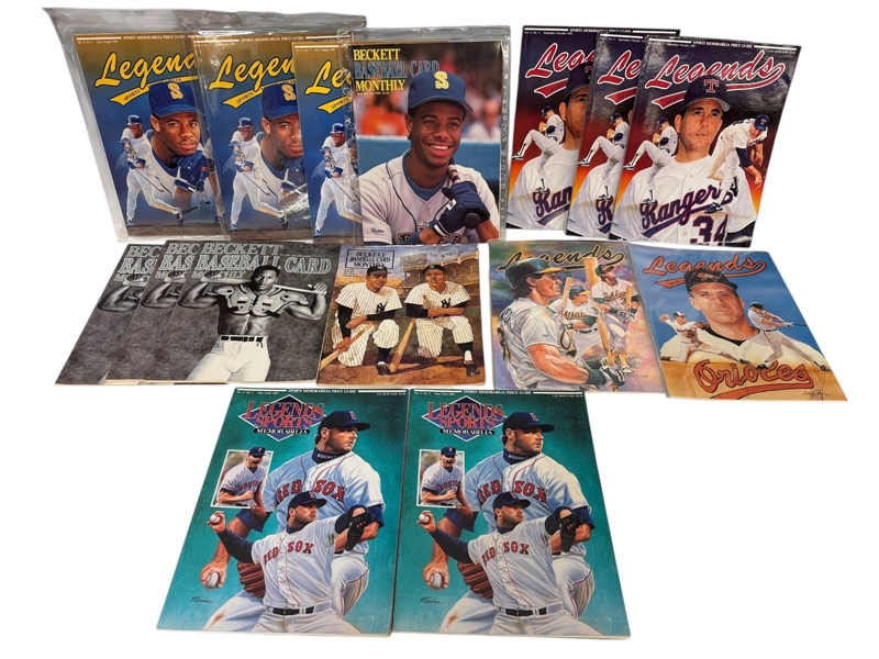 Legends and Beckett Memorabilia Magazines