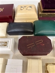 Group of Vintage Jewelry Boxes: Celluloid, Elgin, Bulova, Others