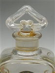E.G. Guerlain Mitsouko Fragrance Baccarat Crystal Perfume Bottle