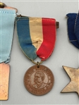 (3) US, British Medals: American Legion, Campaign, Hancock