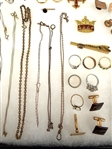 Large Tray of Gold Filled Jewelry